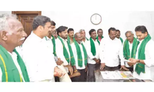 Karedu farmers meet Jagan, seek protection of lands