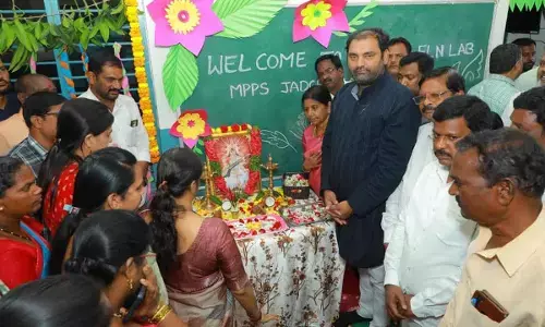 MLA Anirudh Reddy and Principal Secretary Yogita Rana Inaugurate AI Computer Lab in Jadcherla