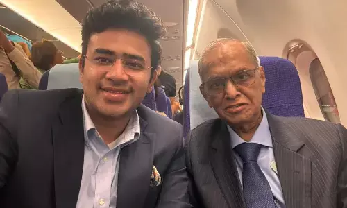Tejasvi Surya Meets Narayana Murthy: A 2-Hour Flight Talk on Leadership, AI, and Ethics