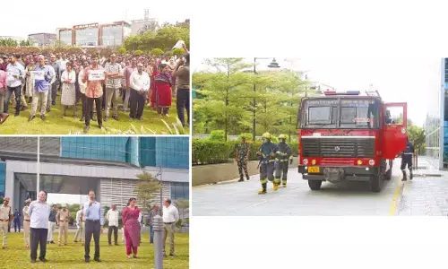 Fire mock drill conducted at TGICCC towers to test emergency preparedness