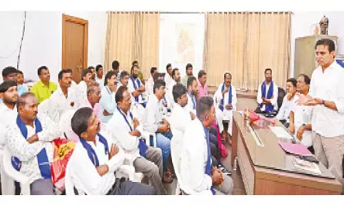 KTR dares Revanth for public debate on Medigadda Barrage