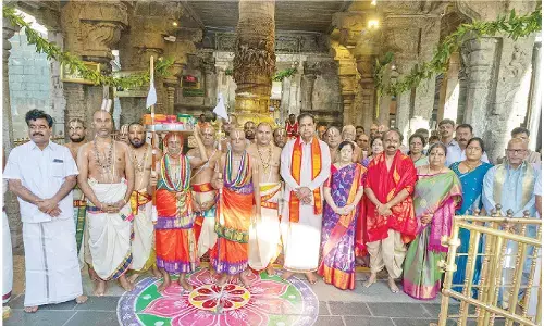 Religious fervour marks Anivara Asthanam at Tirumala