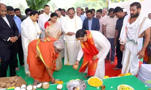 Foundation Laid for New IOCL Gas Storage Centre in Tirupati