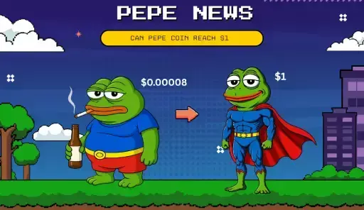 PEPE Forecast: Can Pepe Coin Hit $1 If ETH Reaches $5K in 2025?