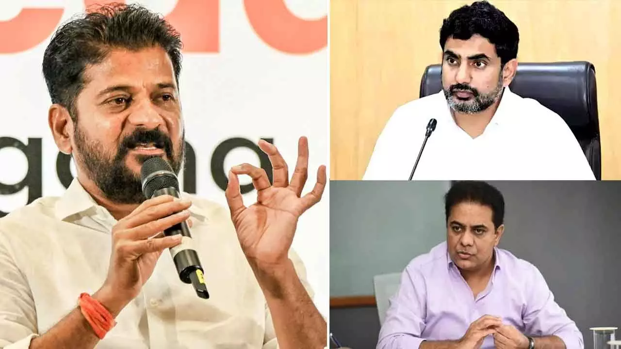 KTR met Nara Lokesh secretly 3 times: CM Revanth