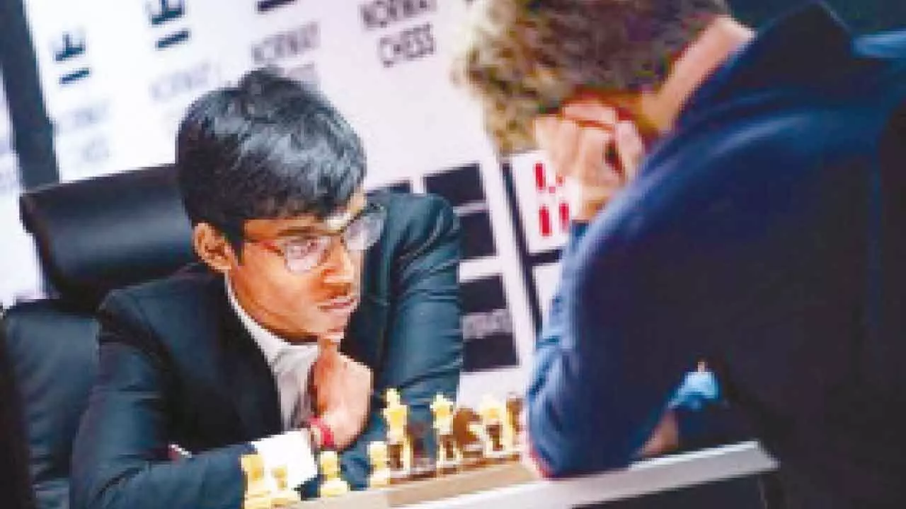Praggnanandhaa stuns Carlsen
