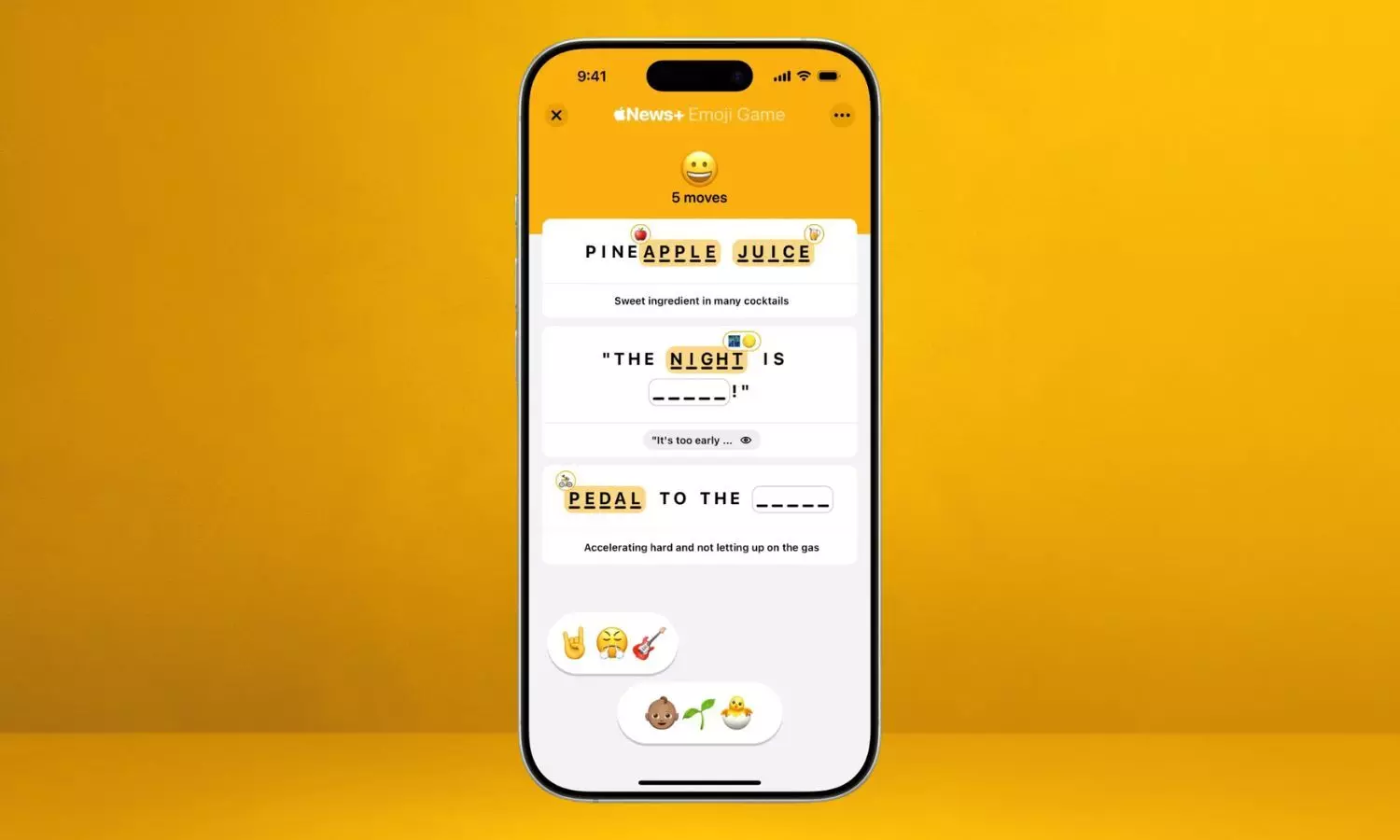 Apple Launches Emoji Game to Rival Wordle With Smart Clue System Apple Launches Emoji Game to Rival Wordle With Smart Clue System