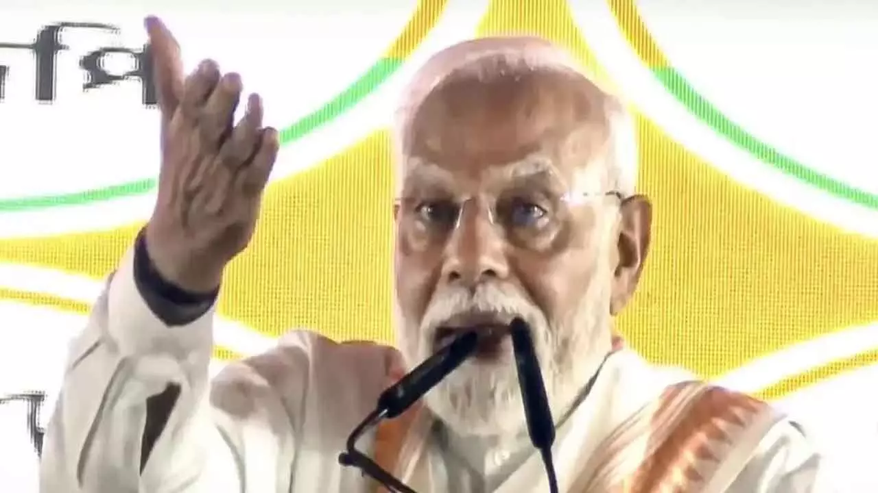 Lies, loot & lawlessness: PM attacks Mamata govt Lies, loot & lawlessness: PM attacks Mamata govt