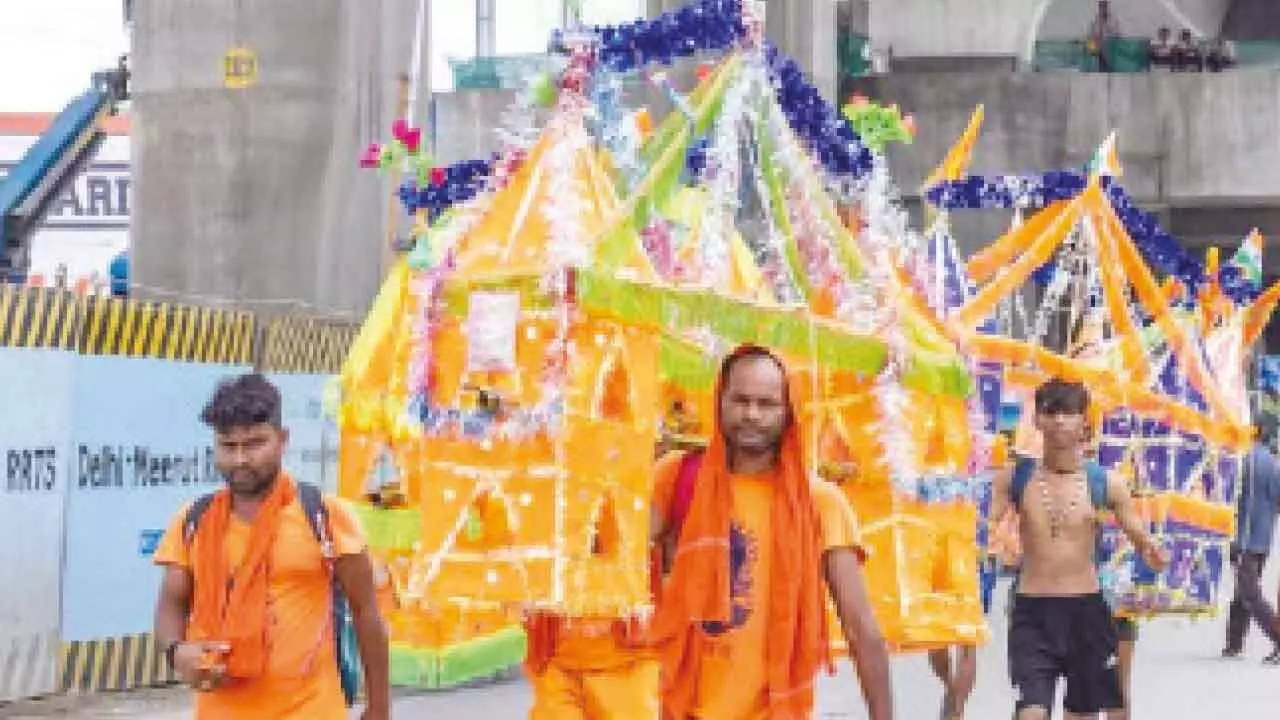 Kanwar Yatris labelled as terrorists, rioters: Yogi Kanwar Yatris labelled as terrorists, rioters: Yogi