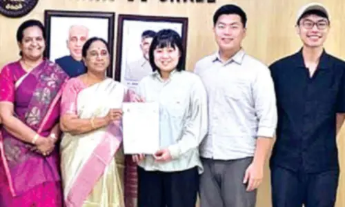 Taiwanese students on internship explore cultural ecosystem at SPMVV