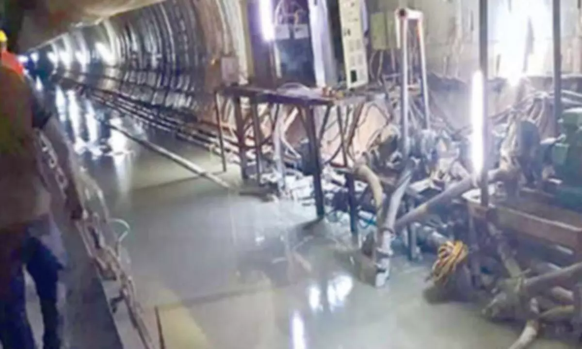 Plans afoot to resume SLBC tunnel works Plans afoot to resume SLBC tunnel works