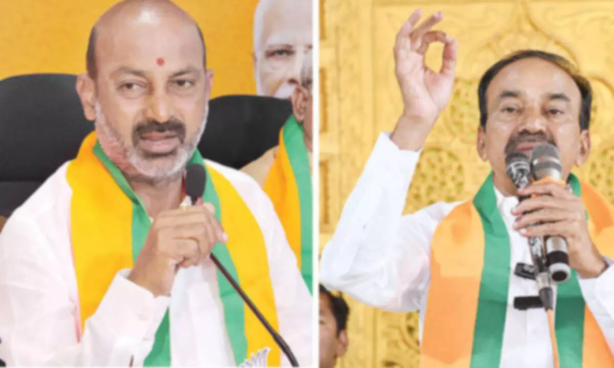 Tug of war in BJP’s Huzurabad Assembly segment ahead of local body polls Tug of war in BJP’s Huzurabad Assembly segment ahead of local body polls