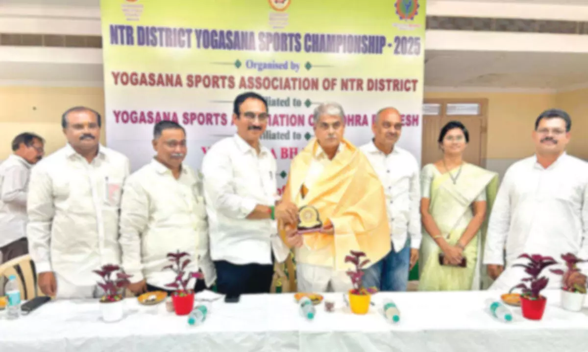 NTR district yoga championship takes off NTR district yoga championship takes off