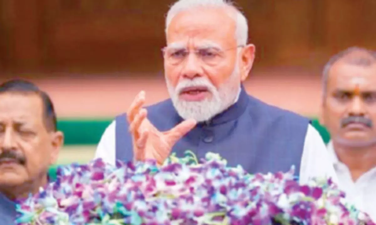 PM Modi huddles with top leaders