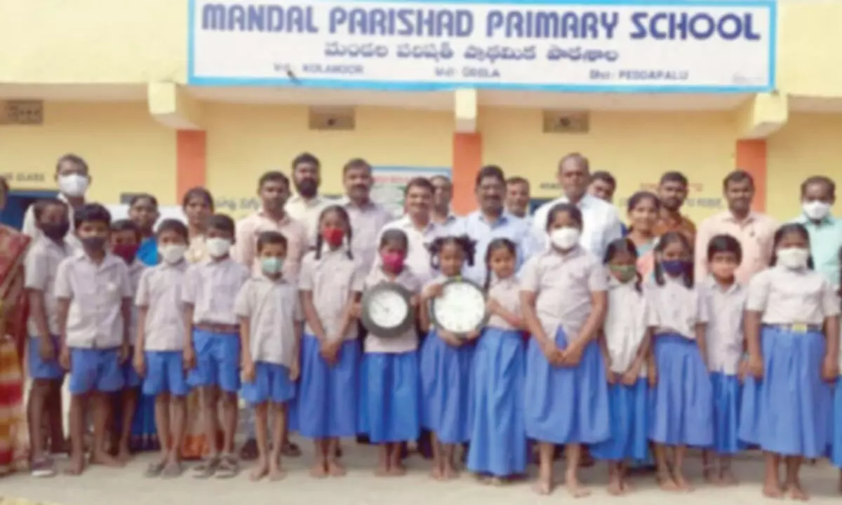 Villagers, alumni lend help to develop govt schools