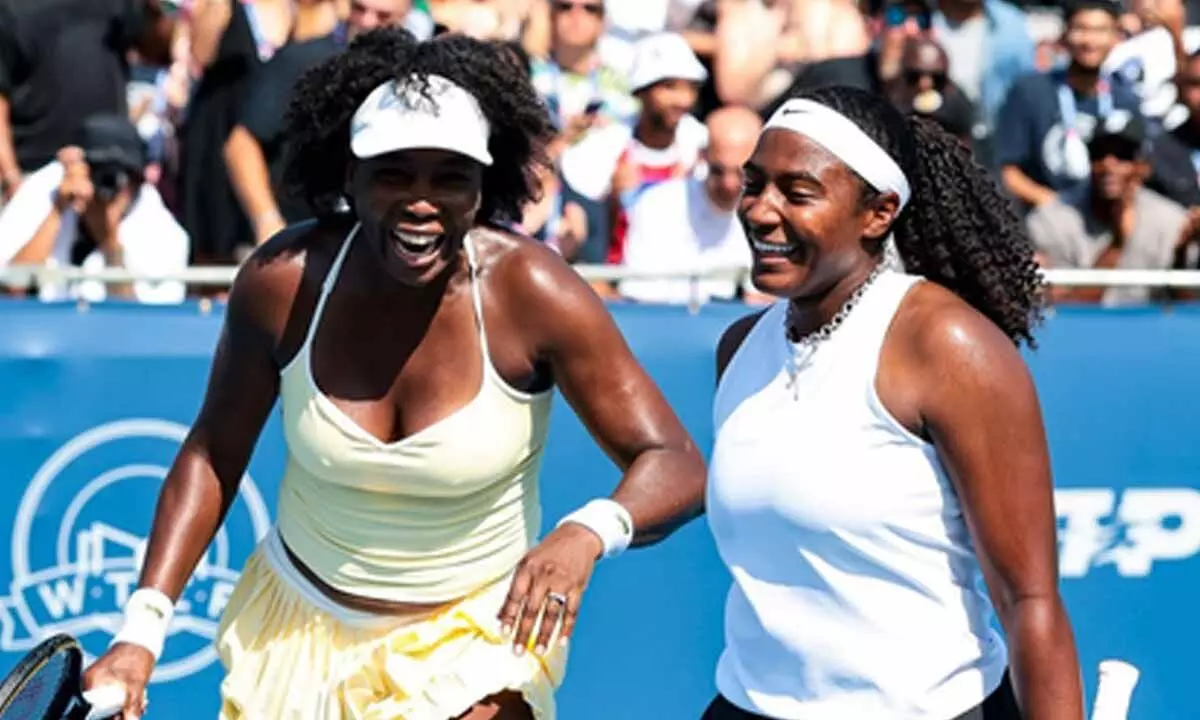Venus Williams wins in Washington doubles opener after 16-month layoff Venus Williams wins in Washington doubles opener after 16-month layoff