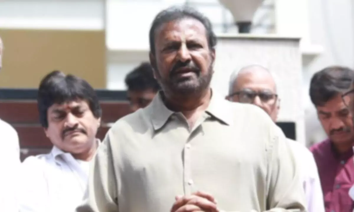 Mohan Babu pays heartfelt tribute to Late Kota Srinivasa Rao Mohan Babu pays heartfelt tribute to Late Kota Srinivasa Rao