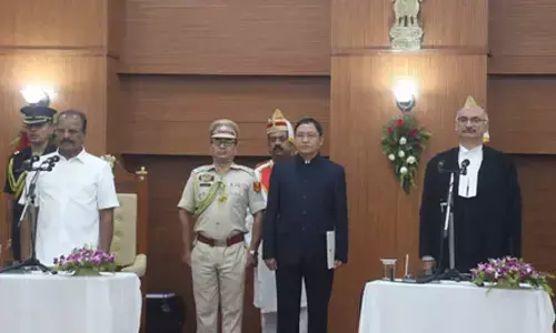 Justice MS Ratna Sri Ramachandra Rao takes oath as 9th Chief Justice of Tripura HC
