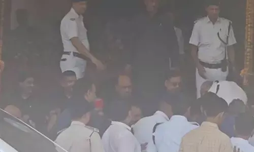 Black-clad oppn MLAs storm well of House in Bihar Assembly, create ruckus