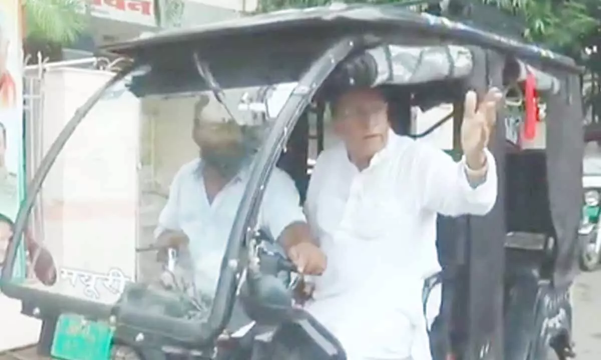 MP: Congress opposes restriction of E-rickshaws in Bhopal MP: Congress opposes restriction of E-rickshaws in Bhopal