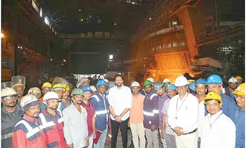 With three blast furnaces in operation, RINL ramps up production