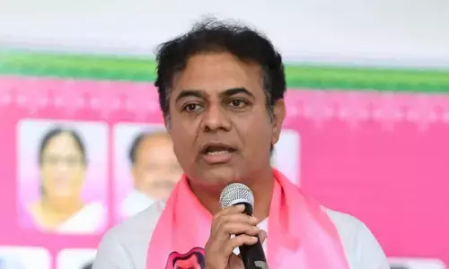 KTR pans Cong govt for axing KCR Kit Scheme