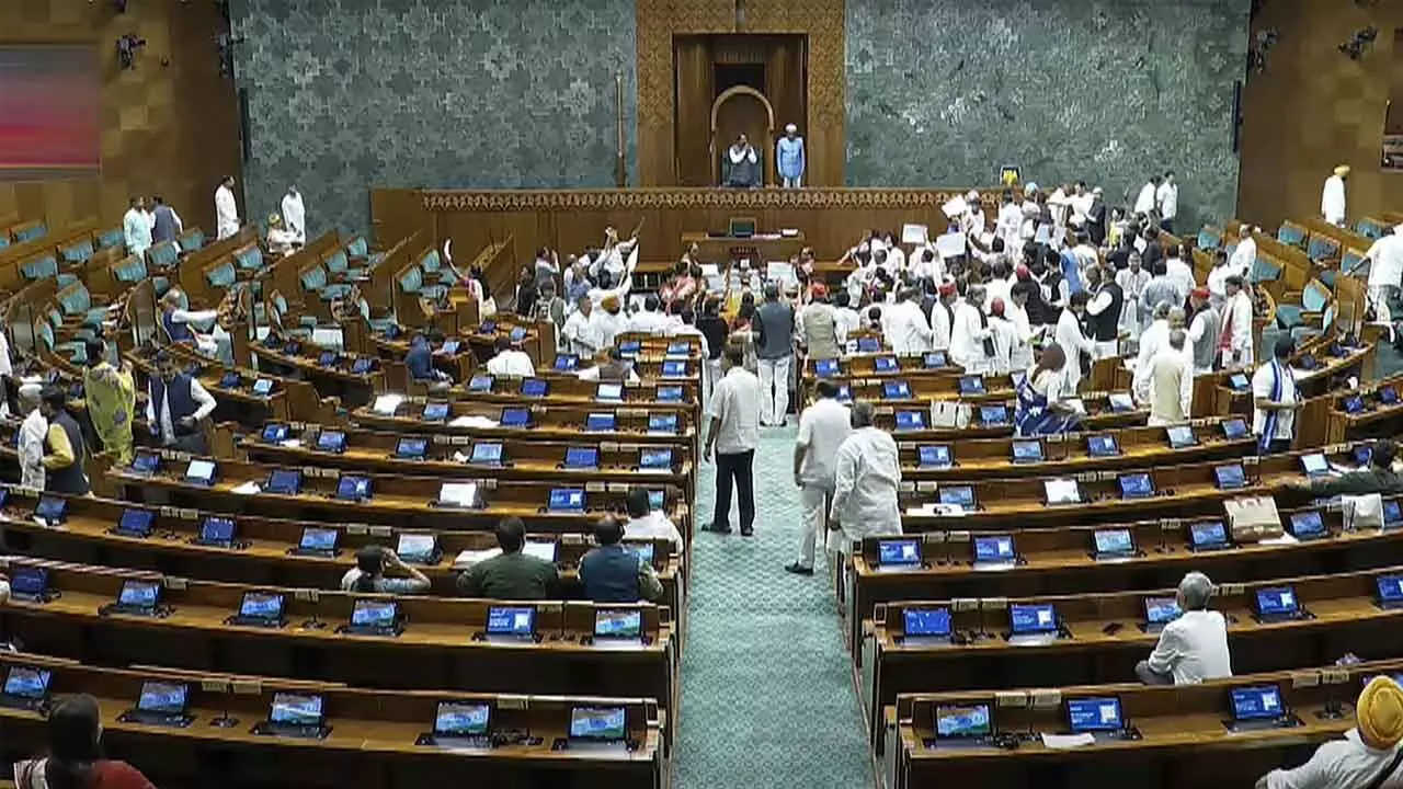 Parliament Monsoon Session Disrupted For Fourth Day As Opposition Continues Bihar Electoral Roll Protests Parliament Monsoon Session Disrupted For Fourth Day As Opposition Continues Bihar Electoral Roll Protests