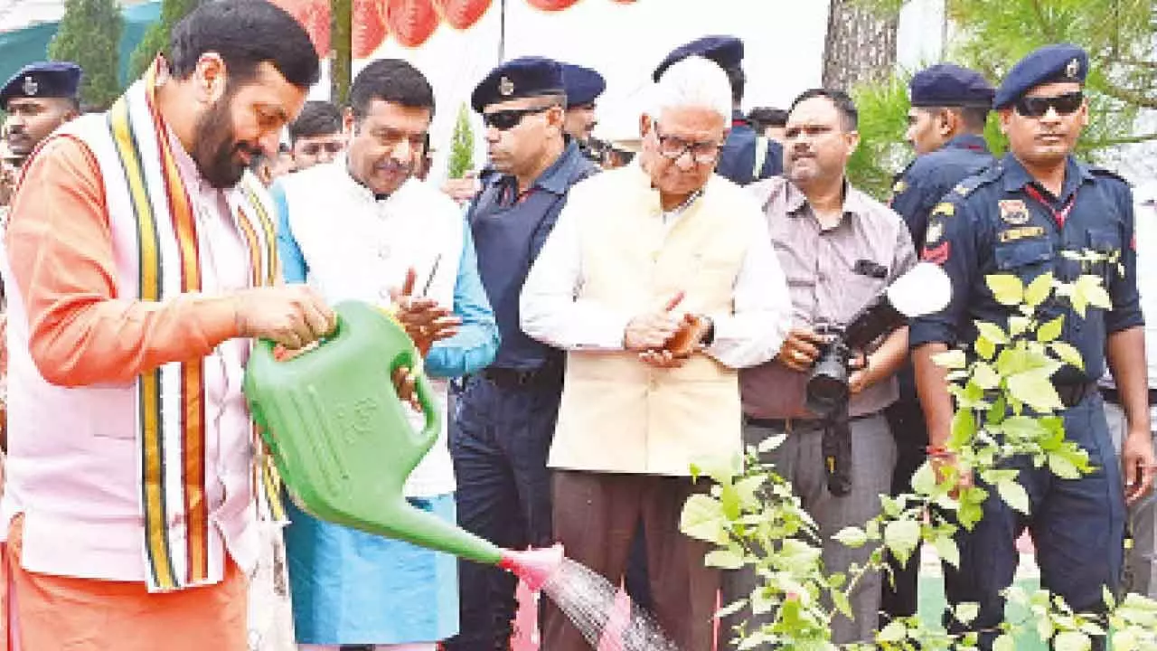 Saini opens renovated nature camp thapali, new eco-kutir Saini opens renovated nature camp thapali, new eco-kutir