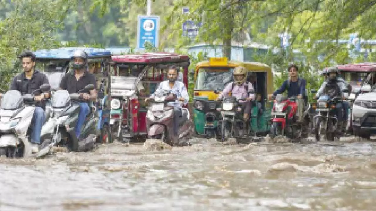 Monsoon mayhem: Torrential rain brings Delhi-NCR to a standstill