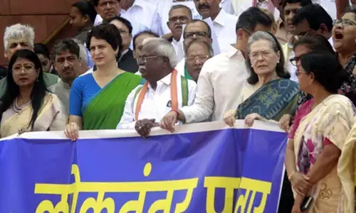 House disruptions seem to be suiting treasury benches, says Priyanka Gandhi