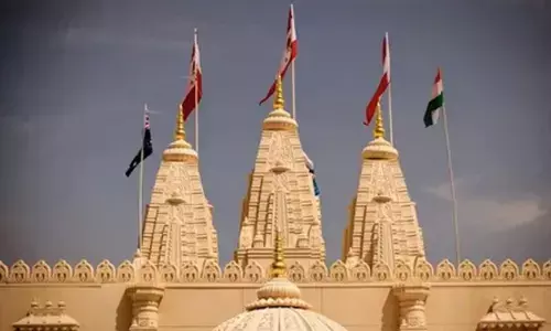 Hindu temple in Australia defaced with racist graffiti
