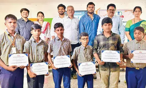 Income Tax Day celebrated at Viswam High School