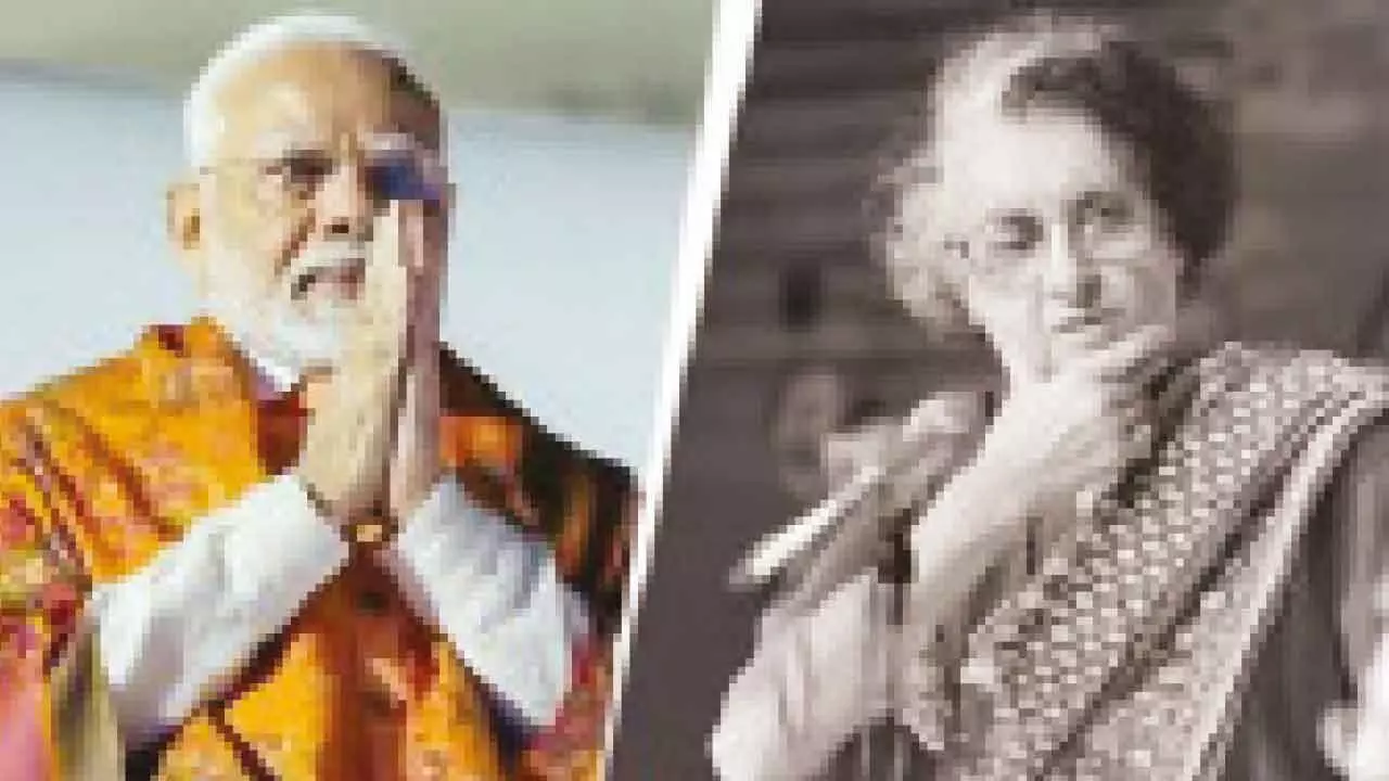 Modi breaks Indiras feat with unbroken PM stint