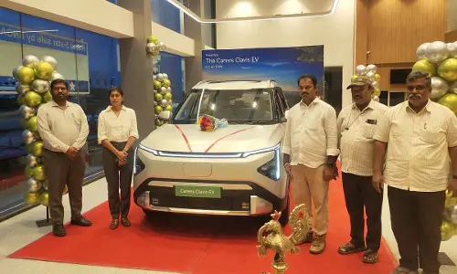 Kia Carens Clavis EV Launched at Hoshi Auto in Tirupati
