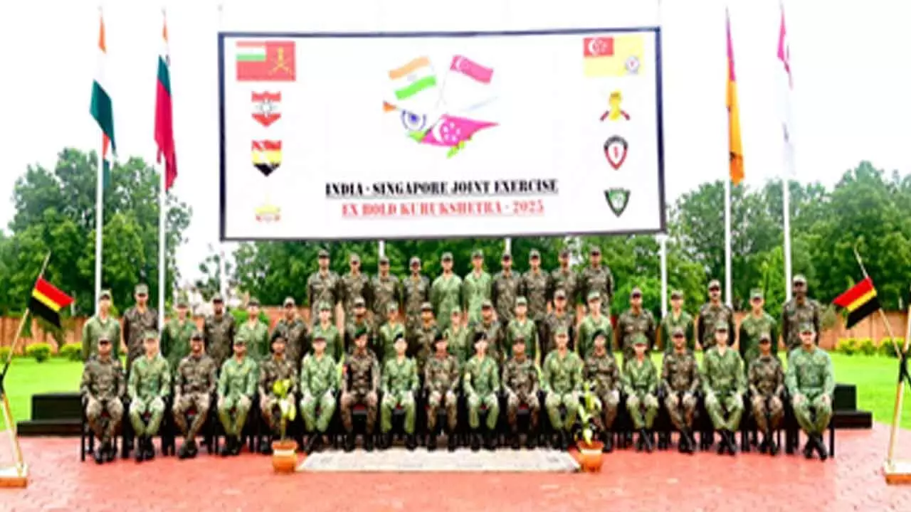 ‘Exercise Bold Kurukshetra 2025’ begins in Jodhpur, strengthens India-Singapore defence ties ‘Exercise Bold Kurukshetra 2025’ begins in Jodhpur, strengthens India-Singapore defence ties
