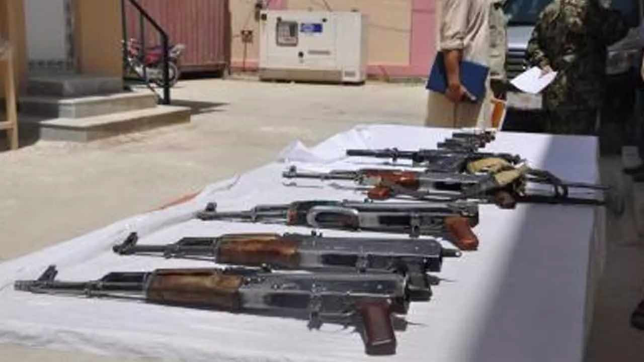 Afghanistan: Massive arms haul unearthed in Uruzgan province Afghanistan: Massive arms haul unearthed in Uruzgan province