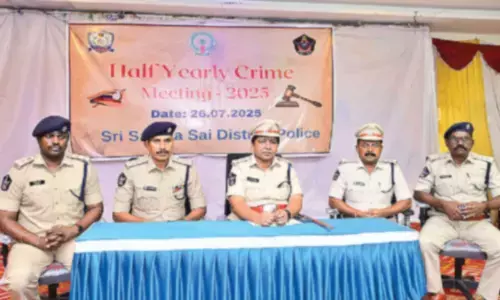 Crime rate drops by 27% in Sri Sathya Sai district