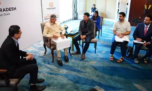 Chief Minister Chandrababu Naidu Meets Indian High Commissioner in Singapore