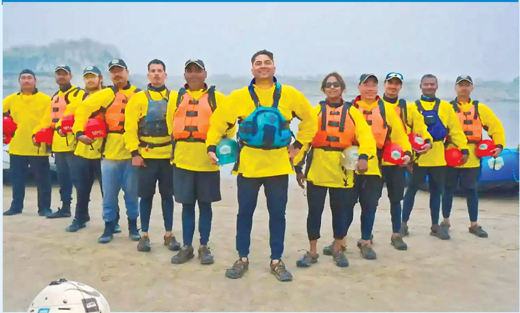 Risky situations fail to dissuade Major Kavitha from rafting forward! Risky situations fail to dissuade Major Kavitha from rafting forward!