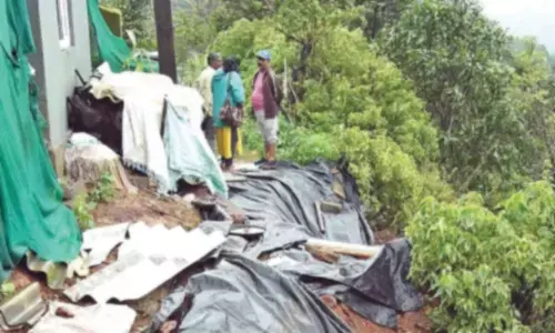 Heavy rains trigger landslides and flooding across Kodagu, over 60 families evacuated
