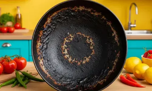 Clean Burnt Kadhai Bottoms Easily with This Surprising Kitchen Hack Using Tea Leaves