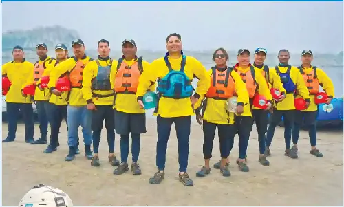 Risky situations fail to dissuade Major Kavitha from rafting forward!