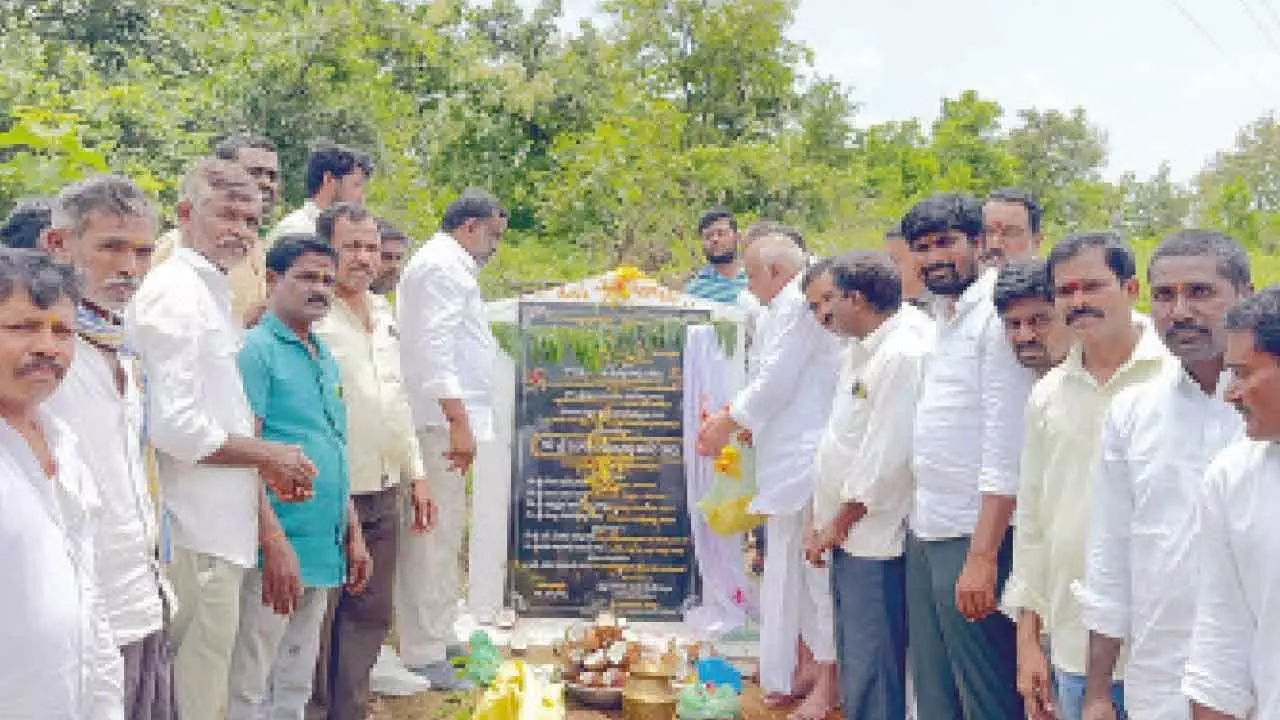 Foundation laid for reconstruction of Shiva temple