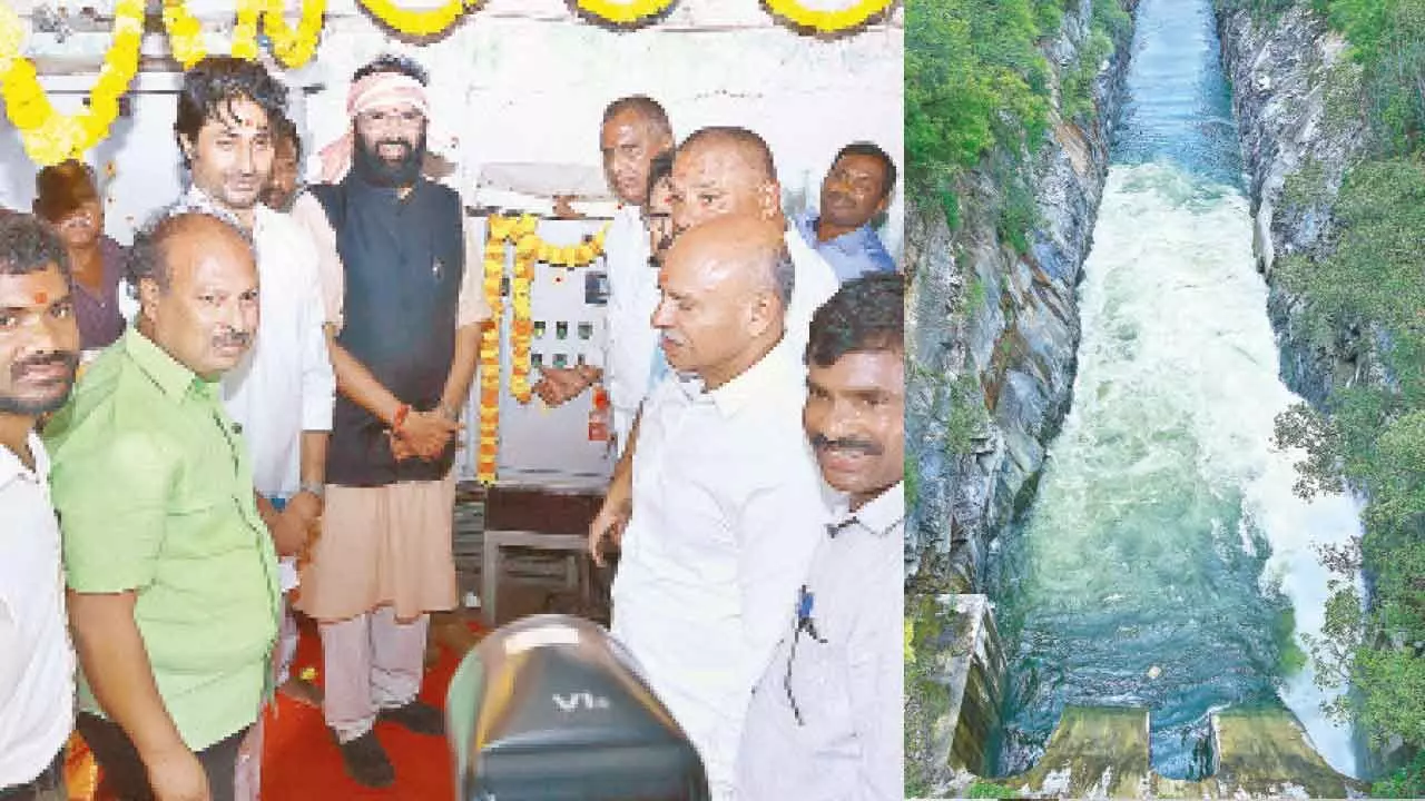Uttam opens crest gates to release flood water from brimming N’Sagar Uttam opens crest gates to release flood water from brimming N’Sagar