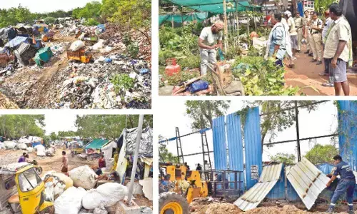 HYDRAA Strikes Again…! Clears encroachments in Musi riverbed, Moosapet
