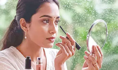 Makeup meltdown during monsoon