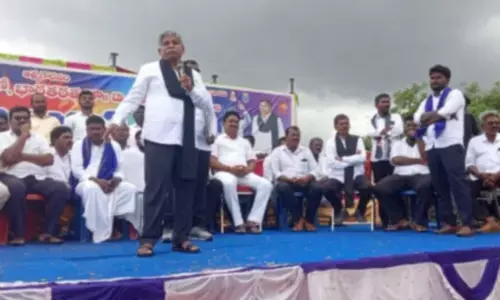 A Beacon of Justice: Ambedkar’s Statue Inaugurated in Muchonipalli ,Gattu Mandal