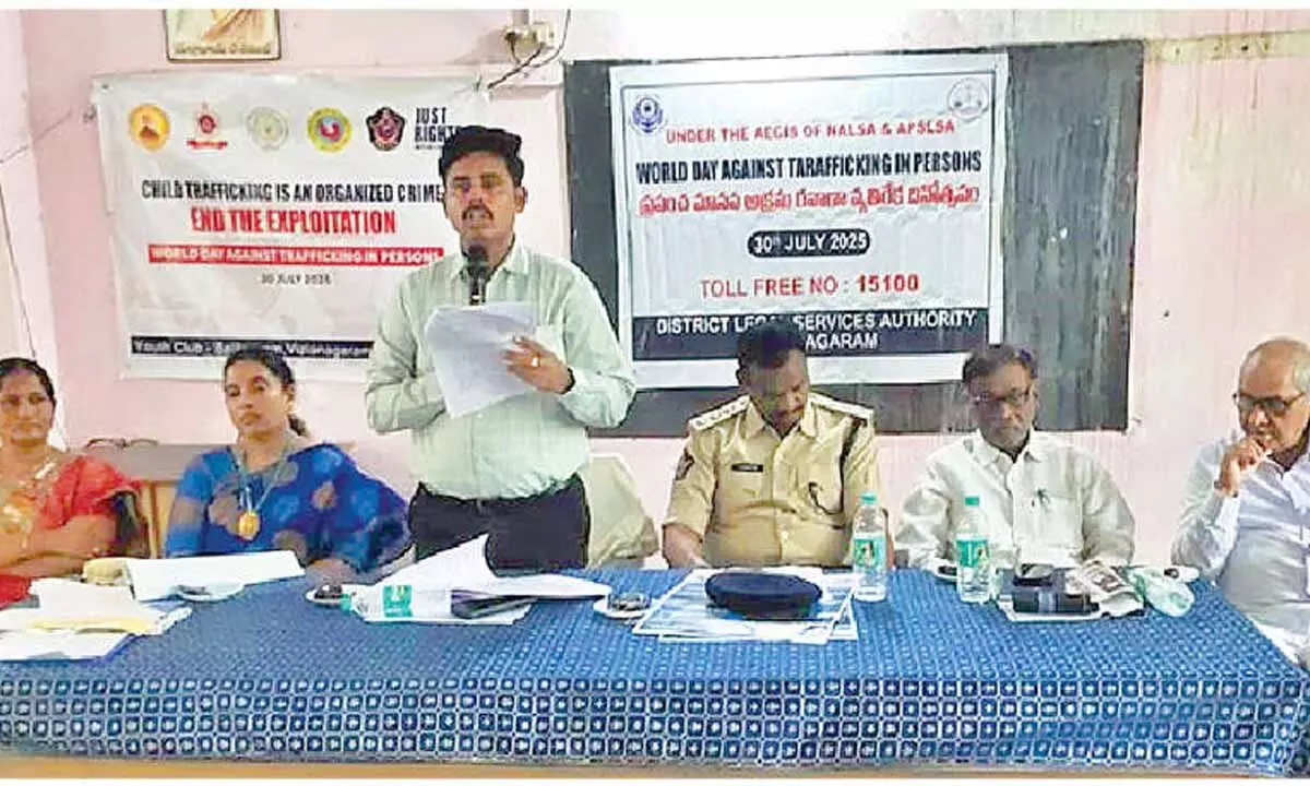Awareness programme held on World Human Trafficking Day Awareness programme held on World Human Trafficking Day