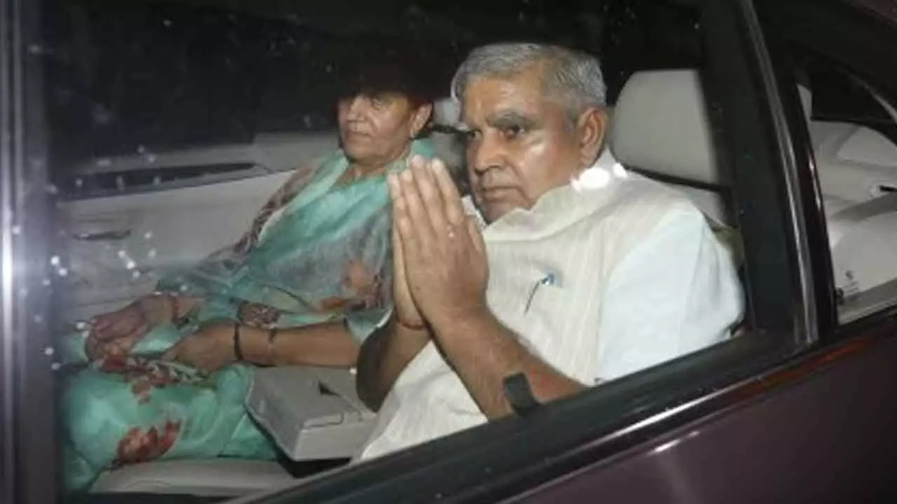 Former VP Dhankhar Switched To Non-Bulletproof Innova After MHA Delayed Vehicle Replacement Request Former VP Dhankhar Switched To Non-Bulletproof Innova After MHA Delayed Vehicle Replacement Request