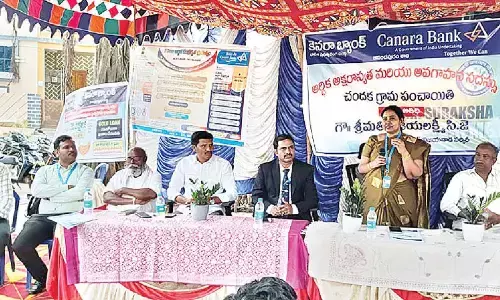 Financial inclusion drive at Chandaka village
